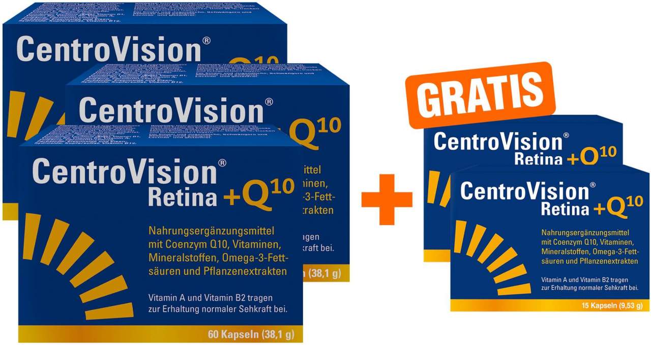 CentroVision Retina + Q10 180 Kapseln