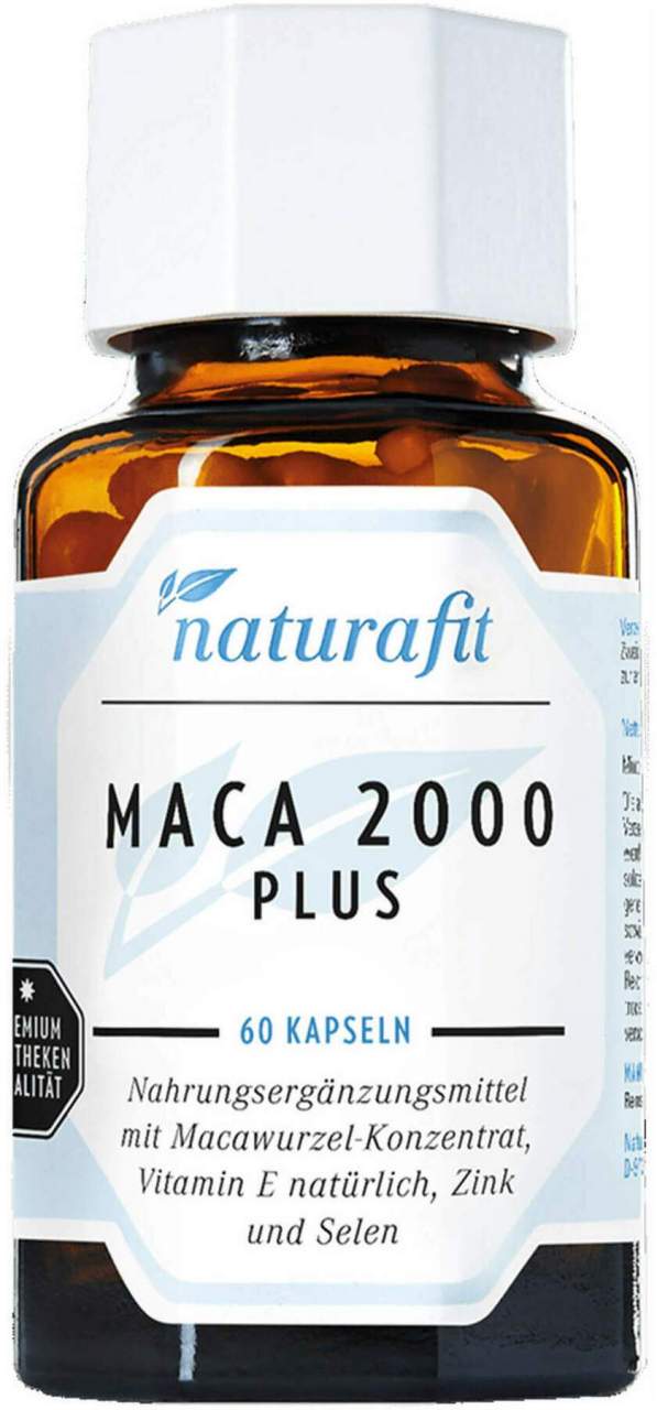 Naturafit Maca 2000 Plus Kapseln 60 Stück