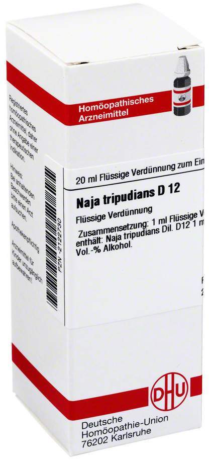 Dhu Naja Tripudians D12 Dilution 20 ml