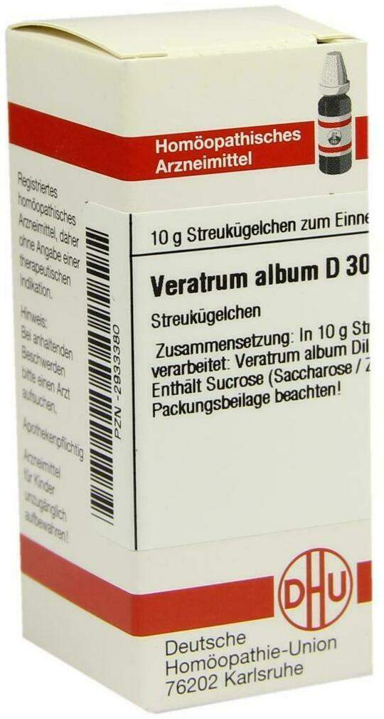 Dhu Veratrum Album D30 10 G Globuli