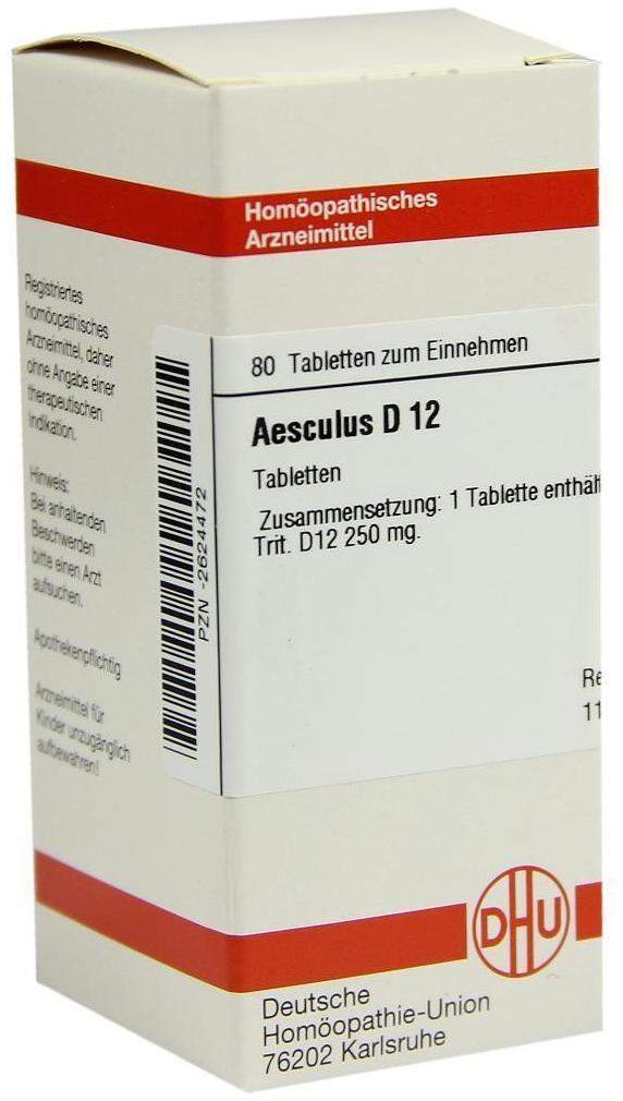 Dhu Aesculus D12 80 Tabletten