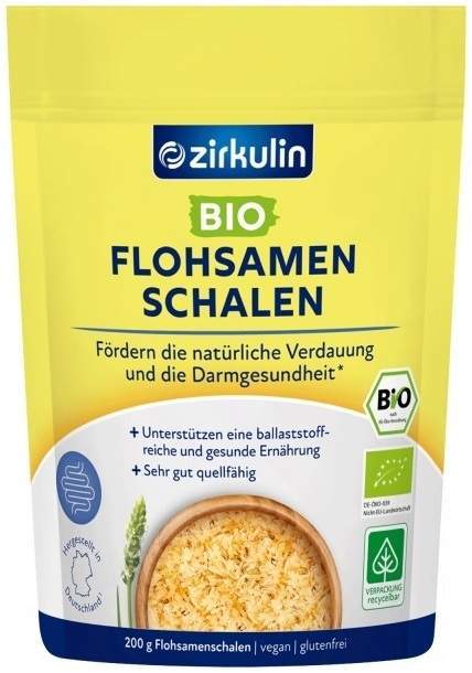 Zirkulin Bio Flohsamenschalen 200g