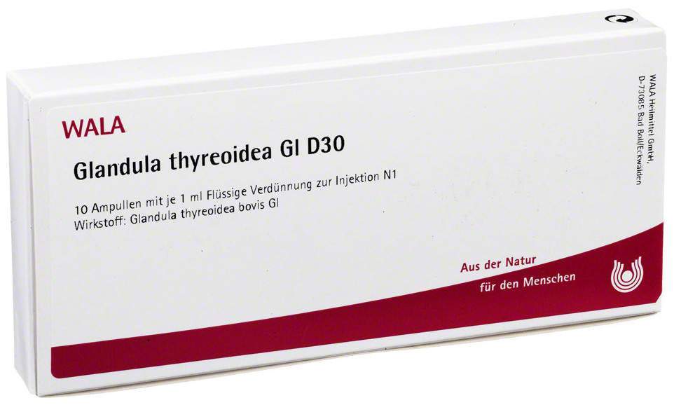Wala Glandula Thyreoidea Gl D30 10 X 1 ml Ampullen