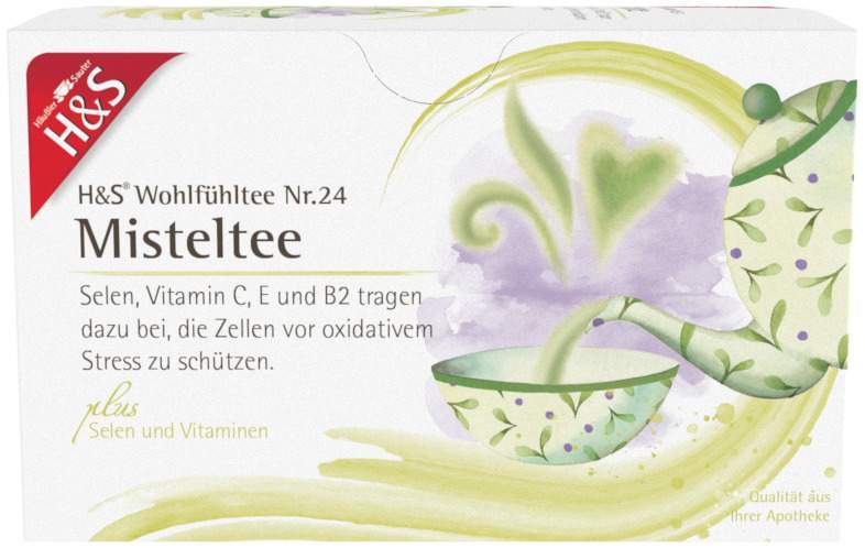 H&S Misteltee Mit Selen und Vitaminen 20 X 2 G Filterbeutel