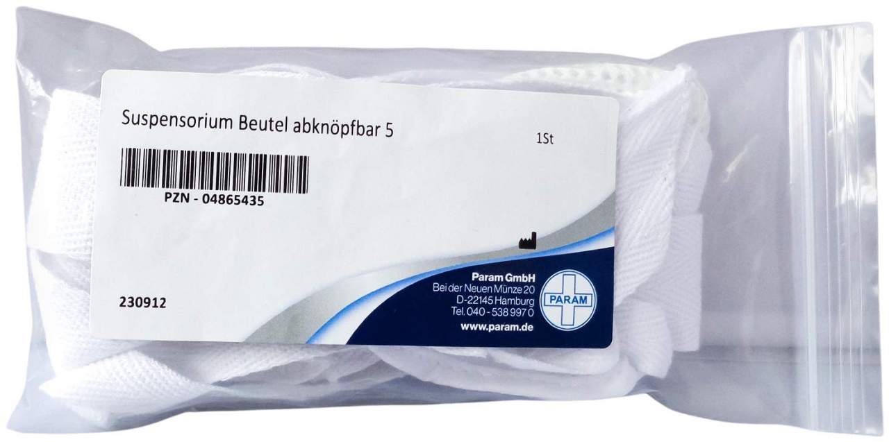 Suspensorium Gr.5 Abknöpfbarer Beutel 1 Stück