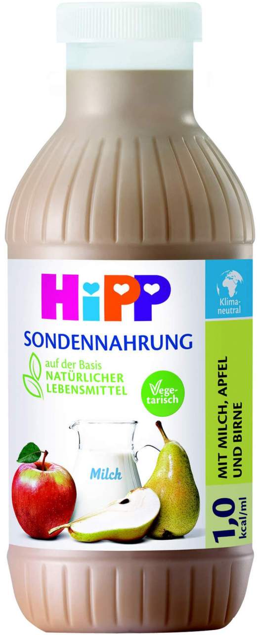 Hipp Sondennahrung Milch Apfel & Birne Kunstst.Fl.