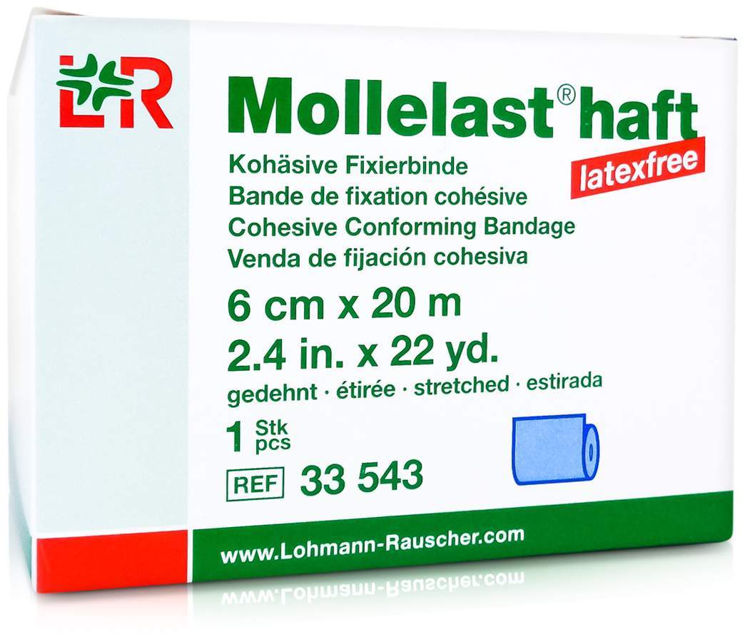 Mollelast Haft Binden Latexfrei 6 Cmx20