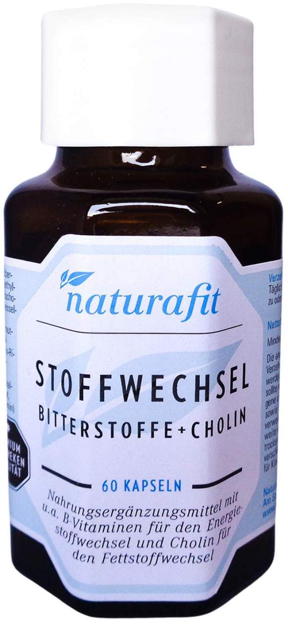 Naturafit Stoffwechsel Bitterstoffe+cholin Kapseln 60 Stück