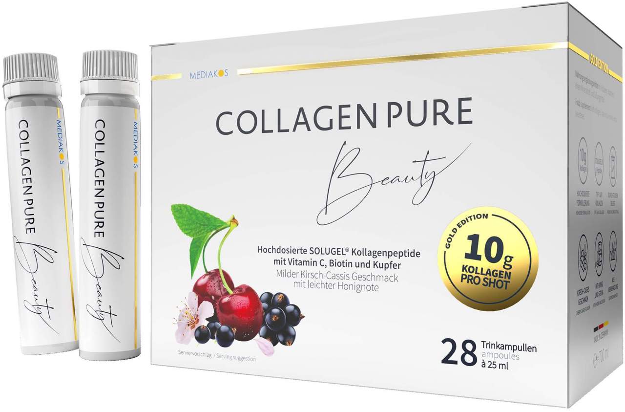 Collagen Pure Beauty Gold Edition 28 X 25 ml Trinkampullen