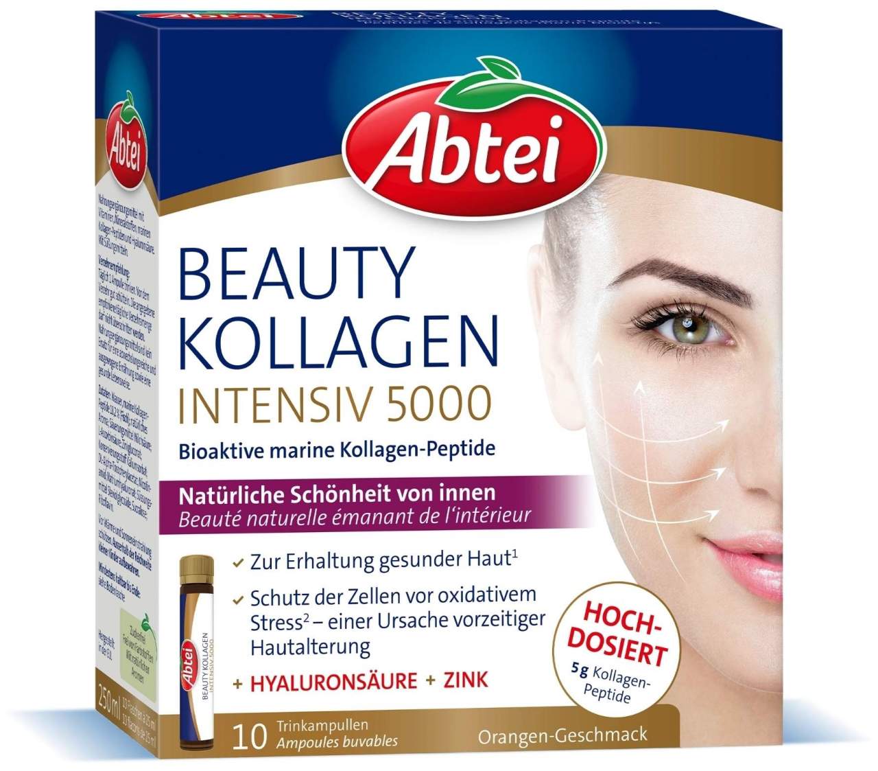 Abtei Beauty Kollagen Intensiv 5000 10 X 25 ml Trinkampullen