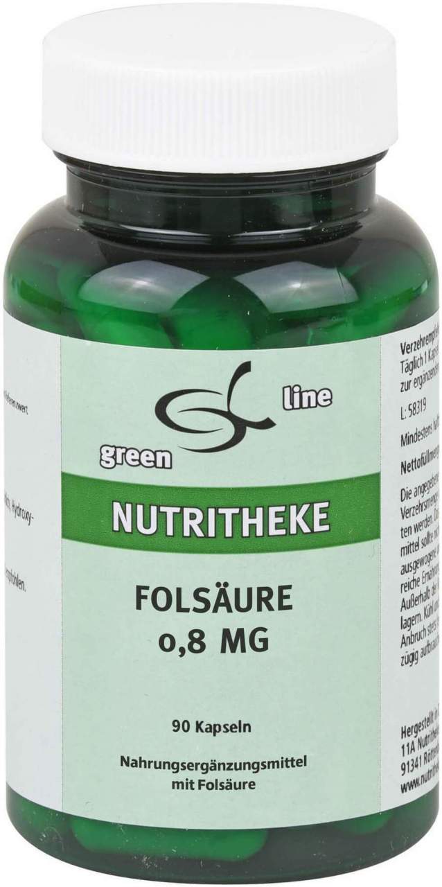 Folsäure 0,8 mg 90 Kapseln