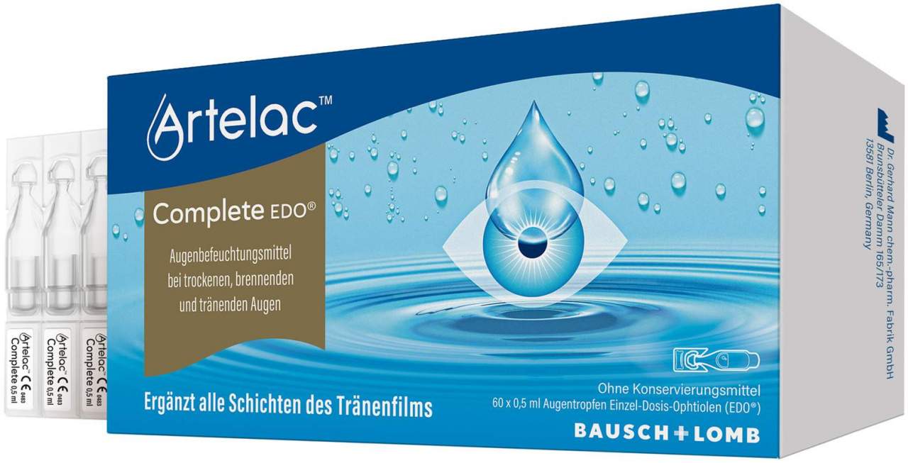 Artelac Complete EDO Augentropfen 60 x 0,5 ml