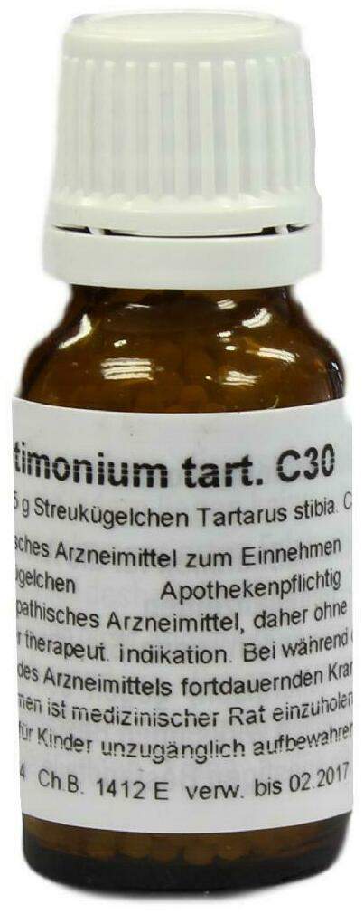 Antimonium Tartaricum C30 Globuli 15 G