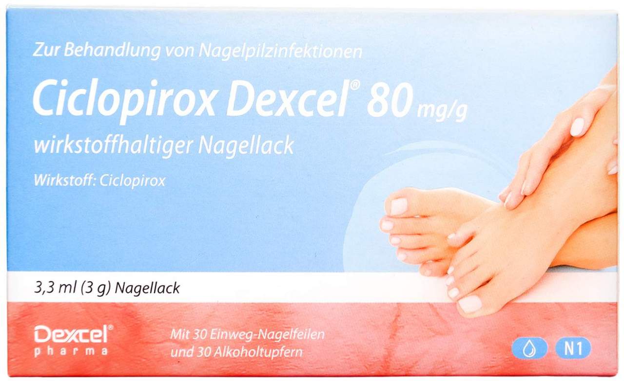 Ciclopirox Dexcel 80 mg Je G Wirkstoffhaltaltiger Nagellack