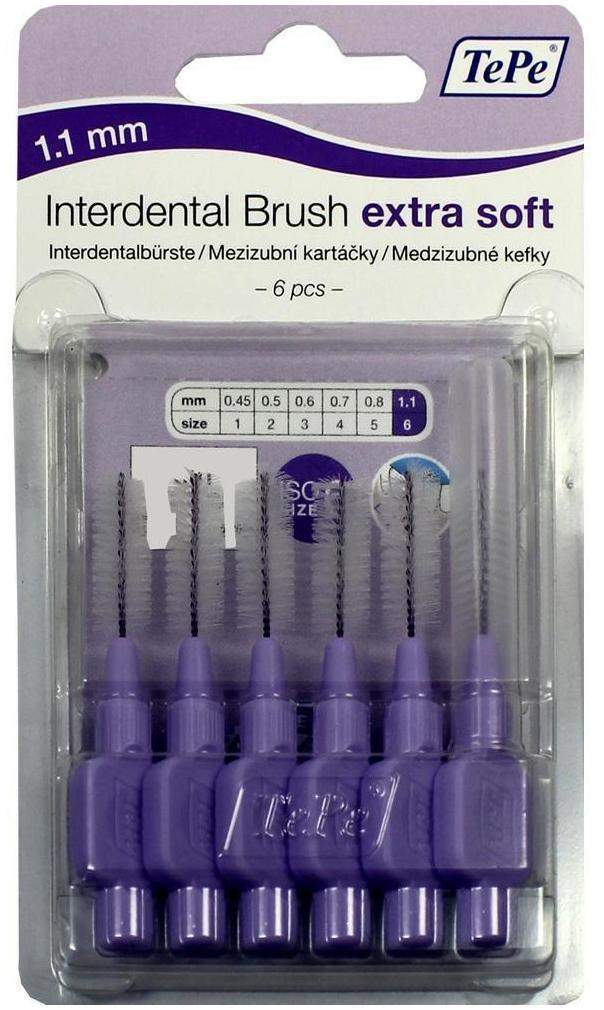 Tepe Interdentalbürste X-Weich 1,1 mm 6 Stück