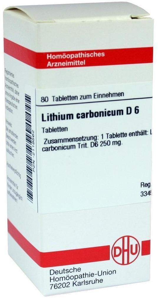 Dhu Lithium Carbonicum D6 80 Tabletten