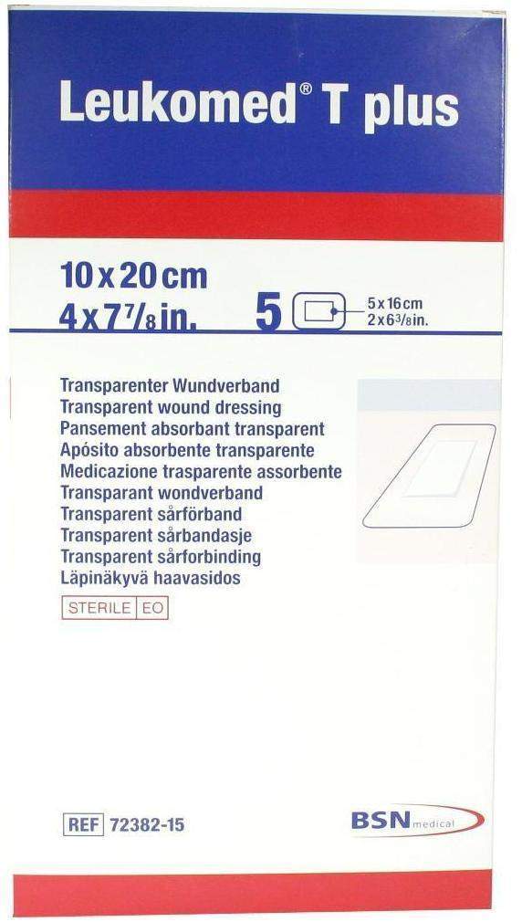 Leukomed Transp.Plus Sterile Pflaster 10x20 cm