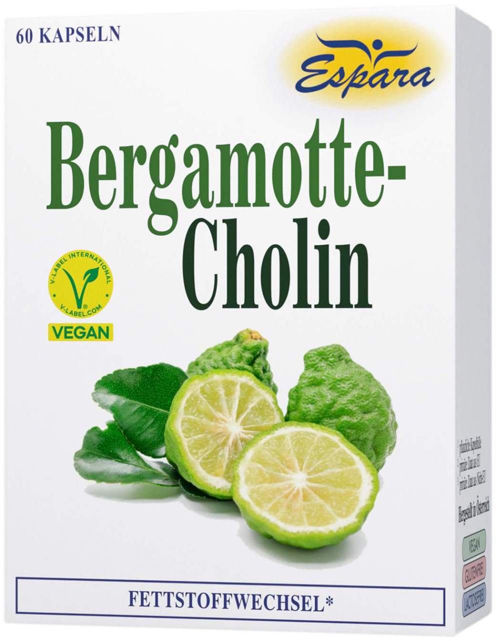 Bergamotte Cholin 60 Kapseln