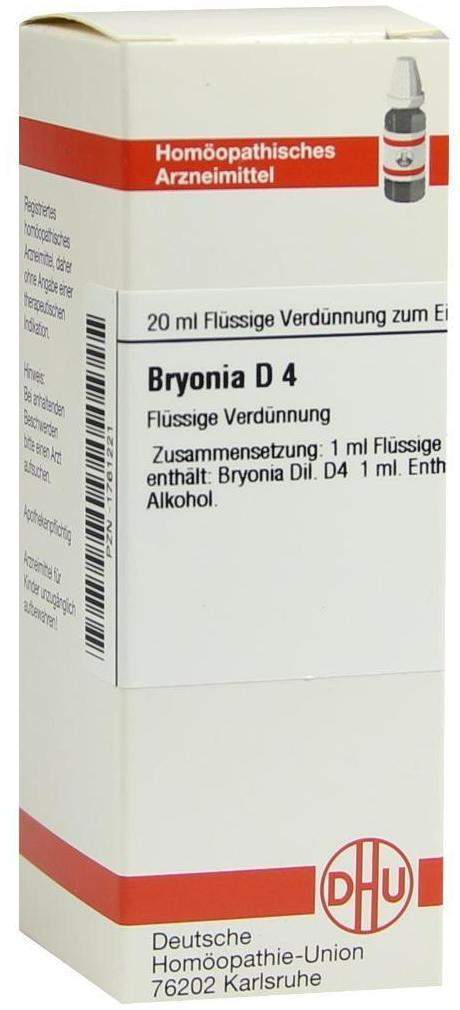 Dhu Bryonia D4 20 ml Dilution