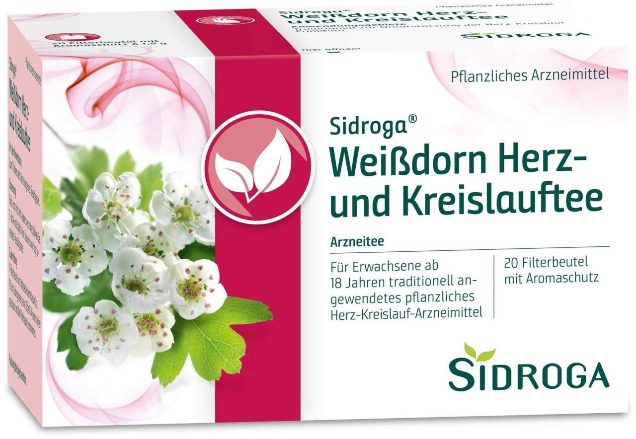 Sidroga Herz Kreislauftee 20 Filterbeutel
