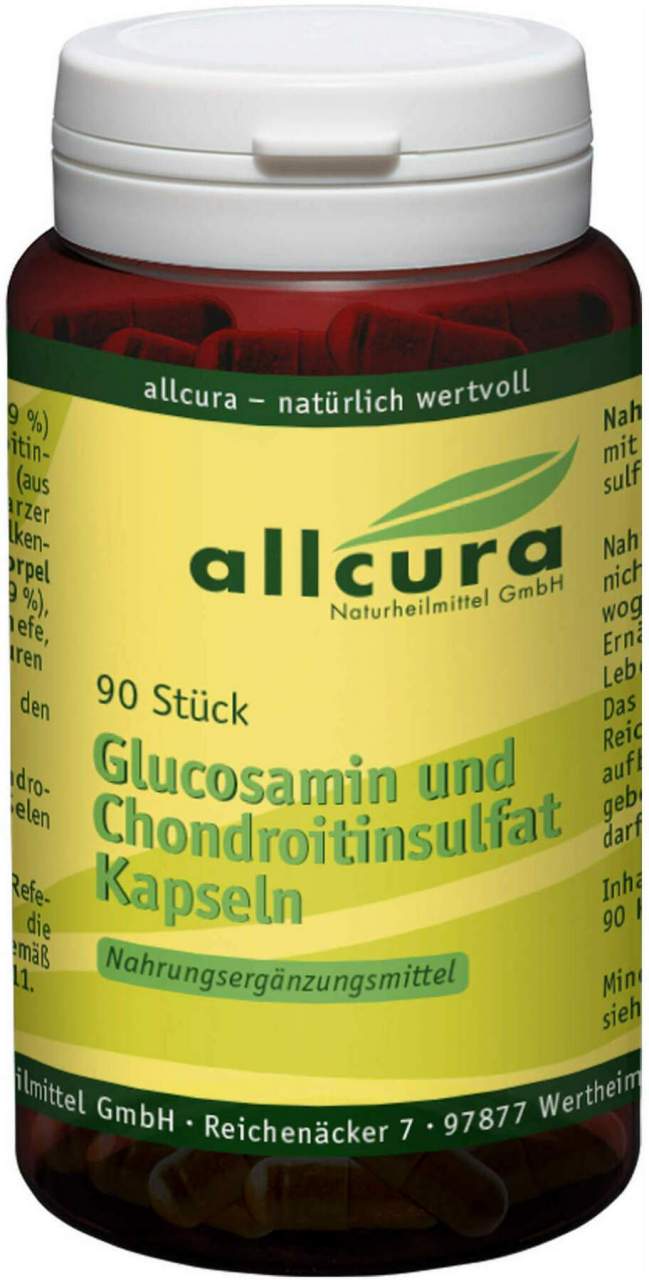 Glucosamin und Chondroitinsulfat 90 Kapseln
