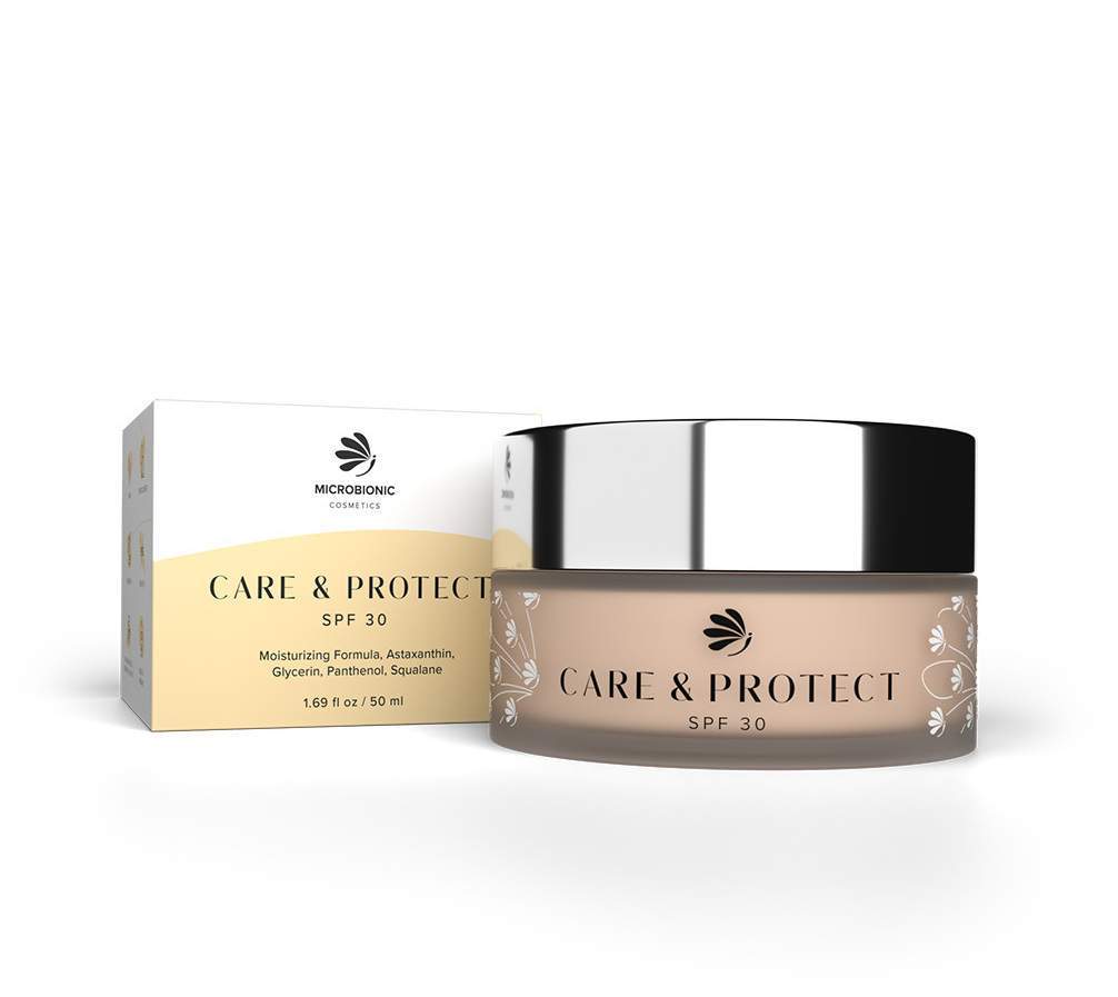 Microbionic cosmetics Care & Protect Gesichtscreme mit SPF 30 50 ml