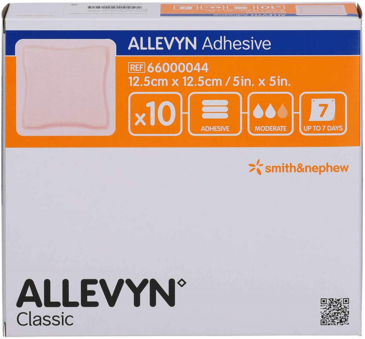 Allevyn Adhesive 12,5x12,5 cm Haftende Wundauflage