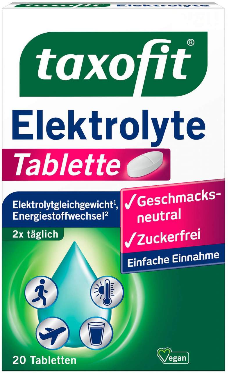Taxofit Elektrolyte 20 Tabletten