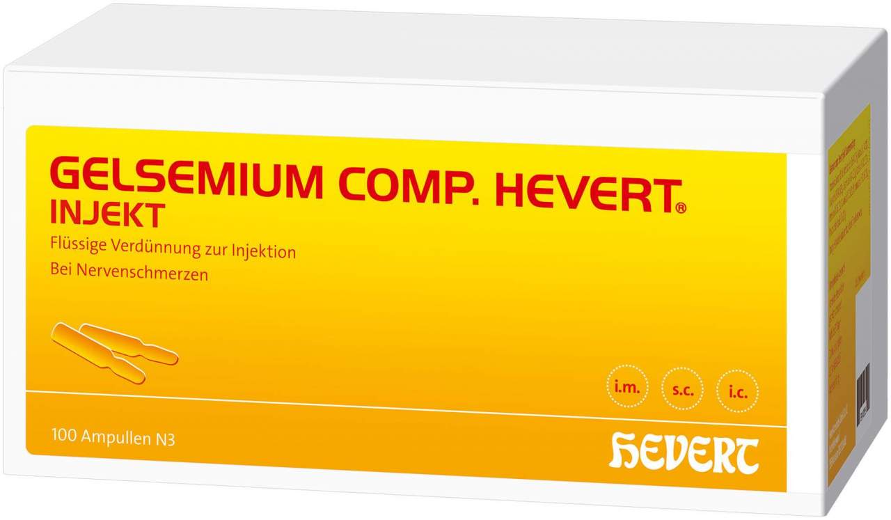 Gelsemium Comp. Hevert Injekt 100 Ampullen