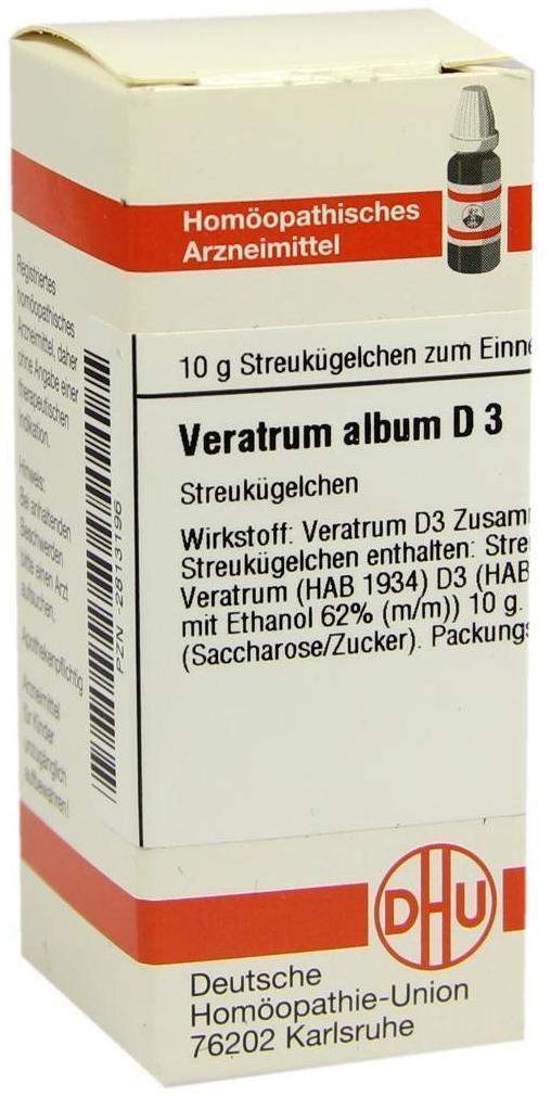 Dhu Veratrum Album D3 10 G Globuli