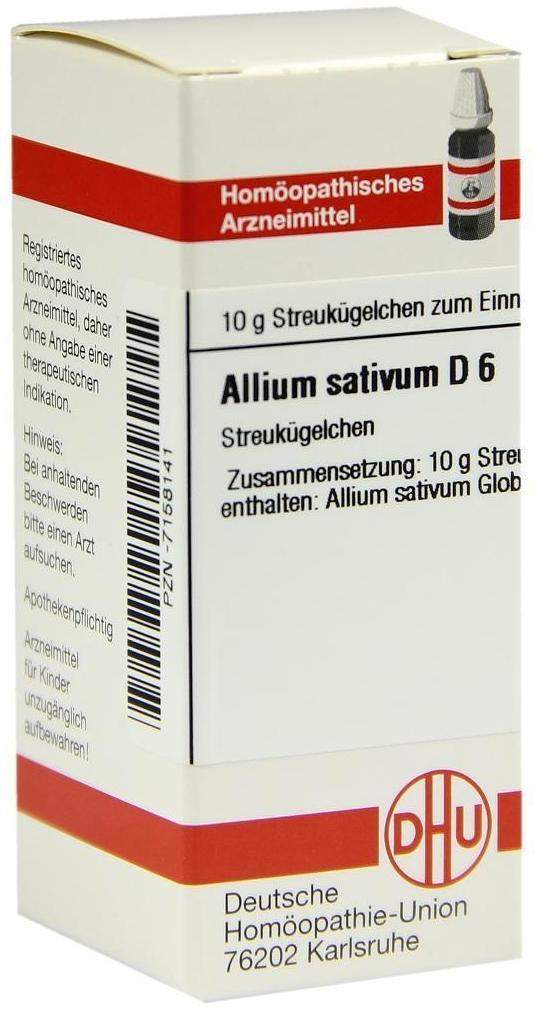 Dhu Allium Sativum D6 Globuli