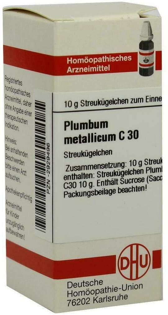 Dhu Plumbum Metallicum C30 Globuli