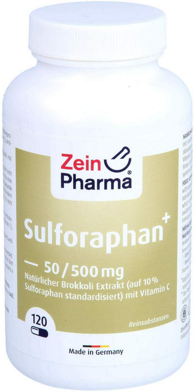 Sulforaphan Brokkoli+c 50 Pro 500 mg 120 Kapseln
