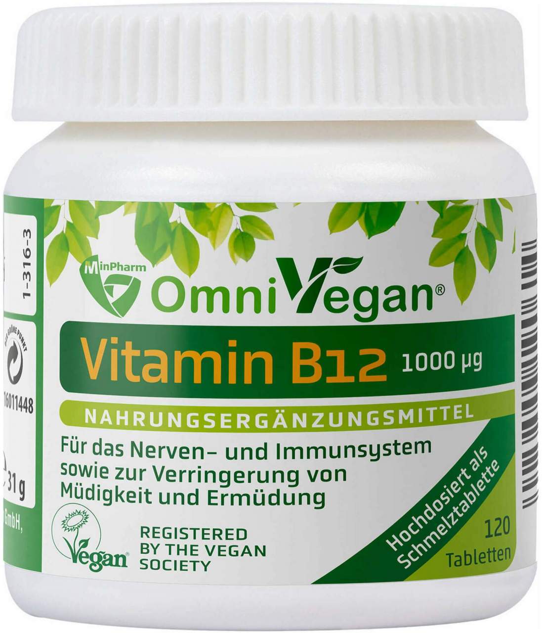 Omnivegan B12 1000 µg 120 Tabletten