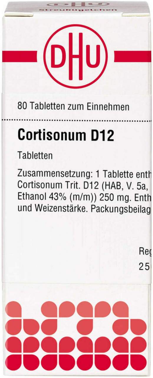 Dhu Cortisonum D12 80 Tabletten
