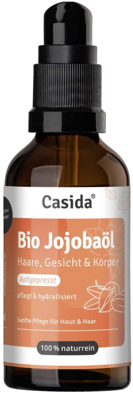 Casida Jojobaöl Bio kaltgepresst 50 ml - Für eine vielseitige Pflege