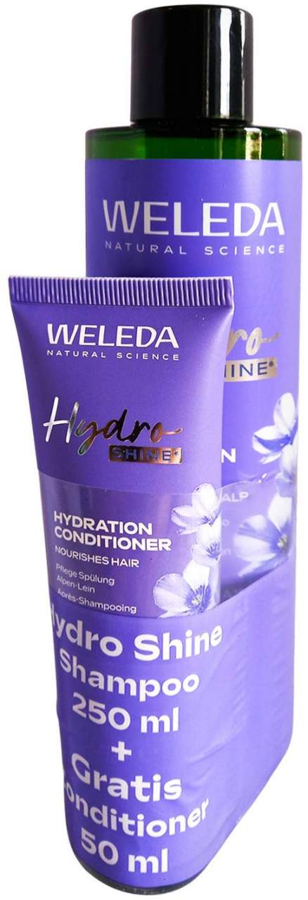 Weleda Hydro Shine Shampoo 250 ml + gratis Conditioner 50 ml 1 Set