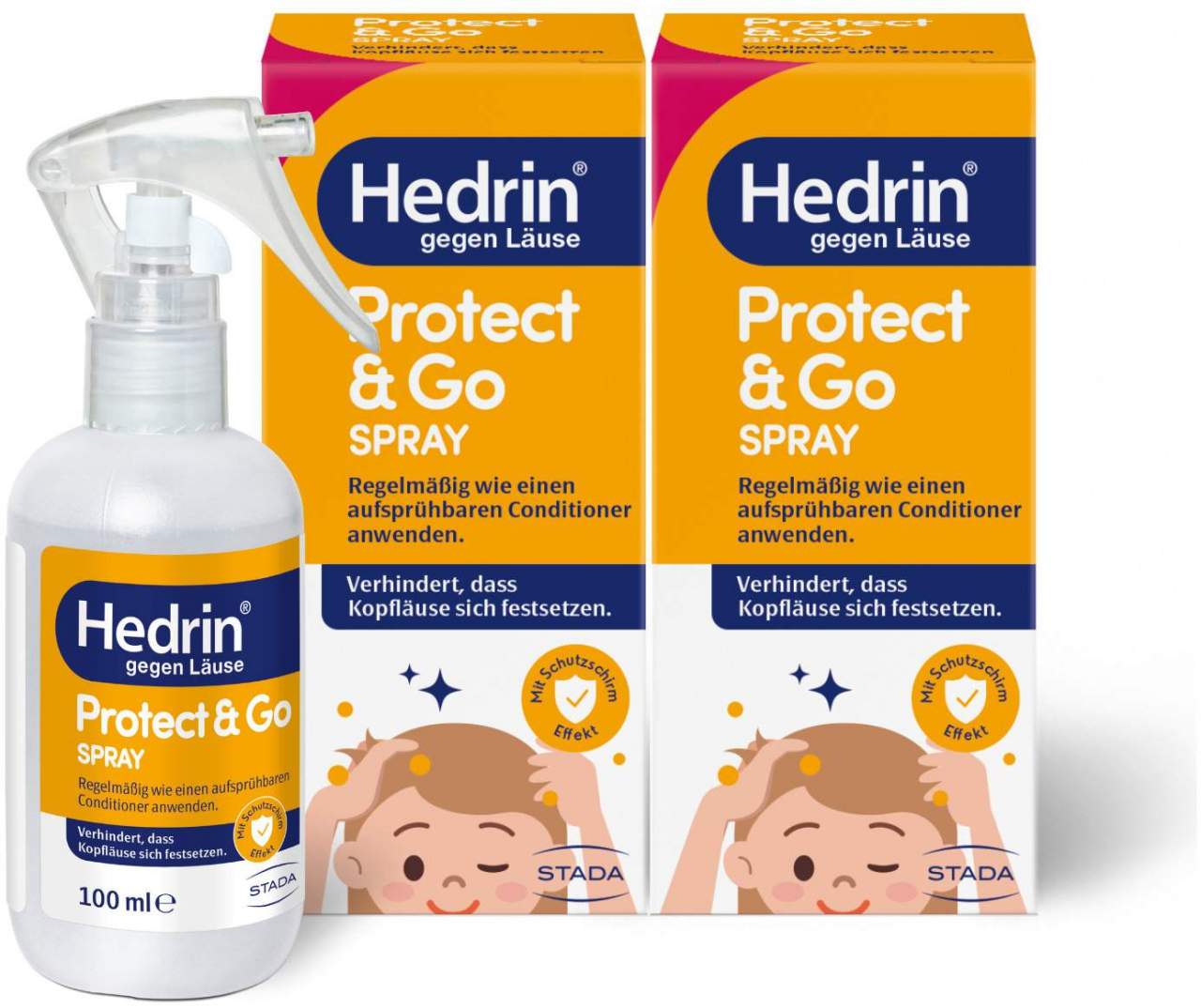 Hedrin Protect & Go Spray 2 x 100 ml