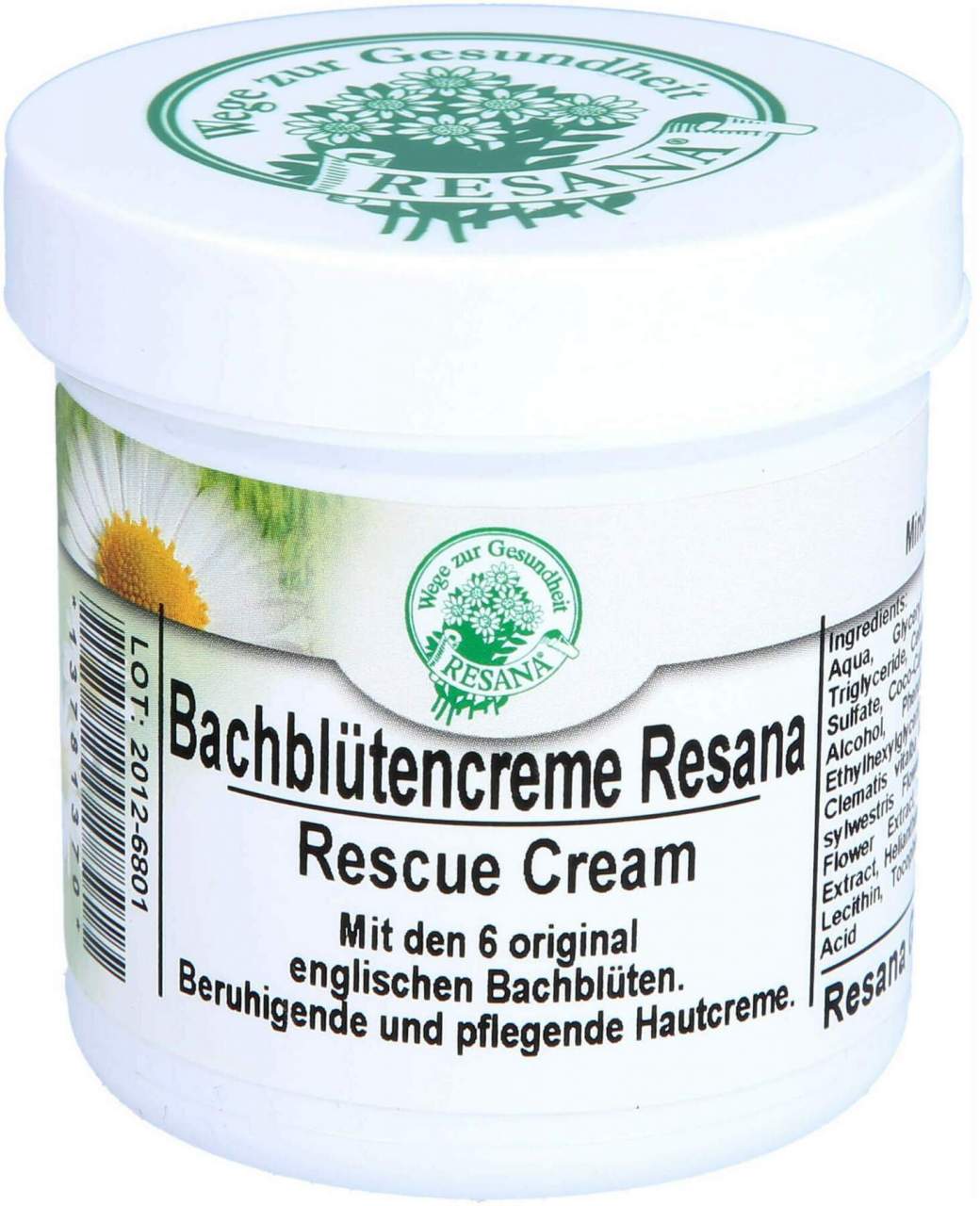 Bachblüten Creme Resana 100ml