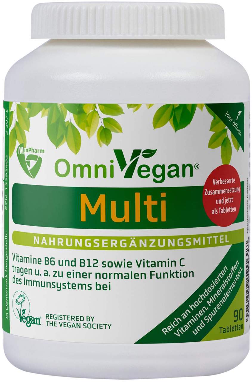 Omnivegan Multi Zertifiziert Vegan Tabletten 90 Stück