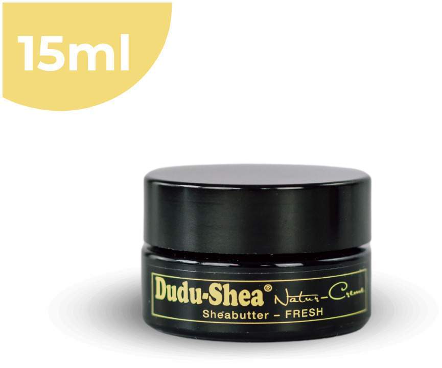Dudu-Shea ® FRESH afrikanische Sheabutter Natur-Creme mit frischer Duftkomposition 15 ml Creme