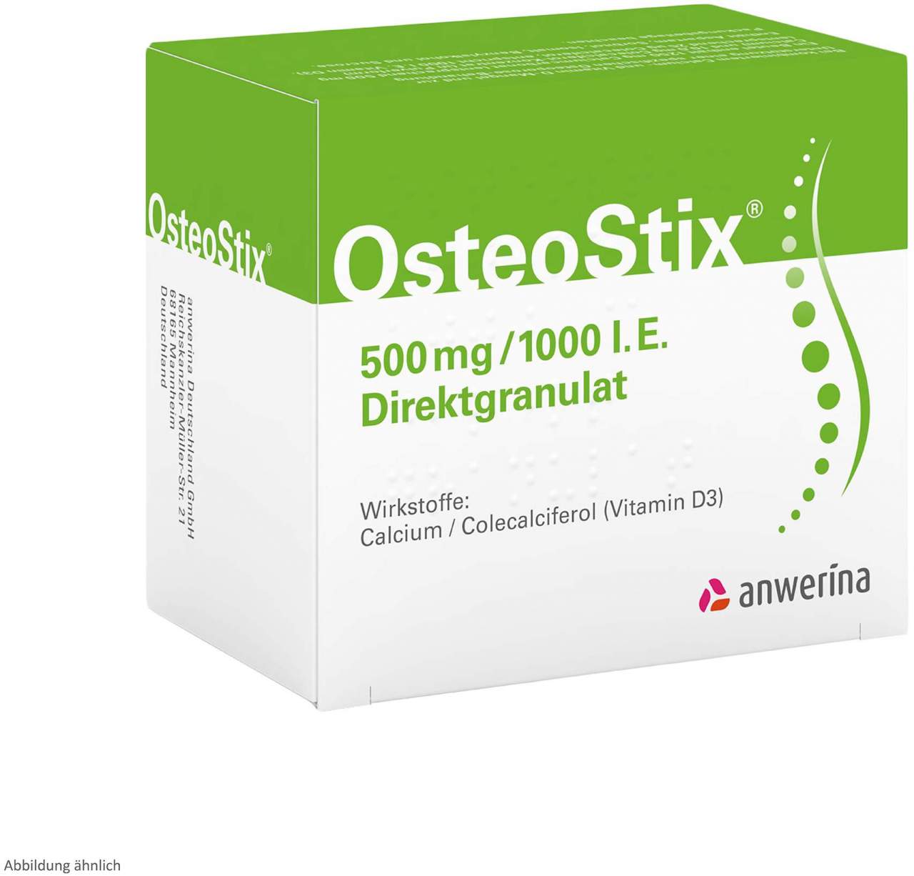 OsteoStix 500 mg-1000 I.E. Direktgranulat Beutel 120 Stk.
