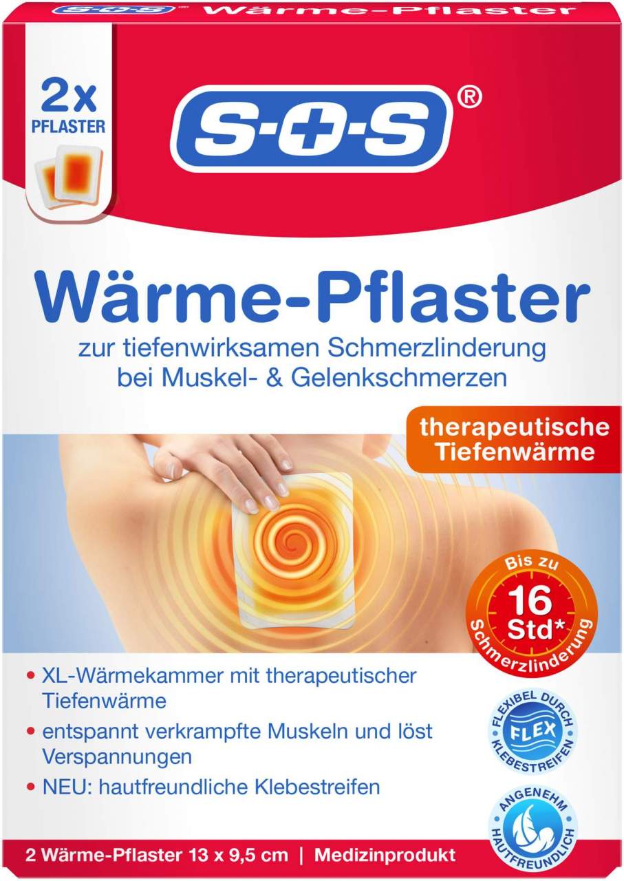 SOS Wärme-Pflaster 2 Stück