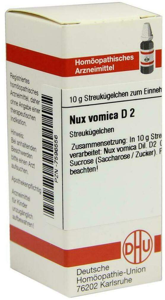 Dhu Nux Vomica D2 Globuli