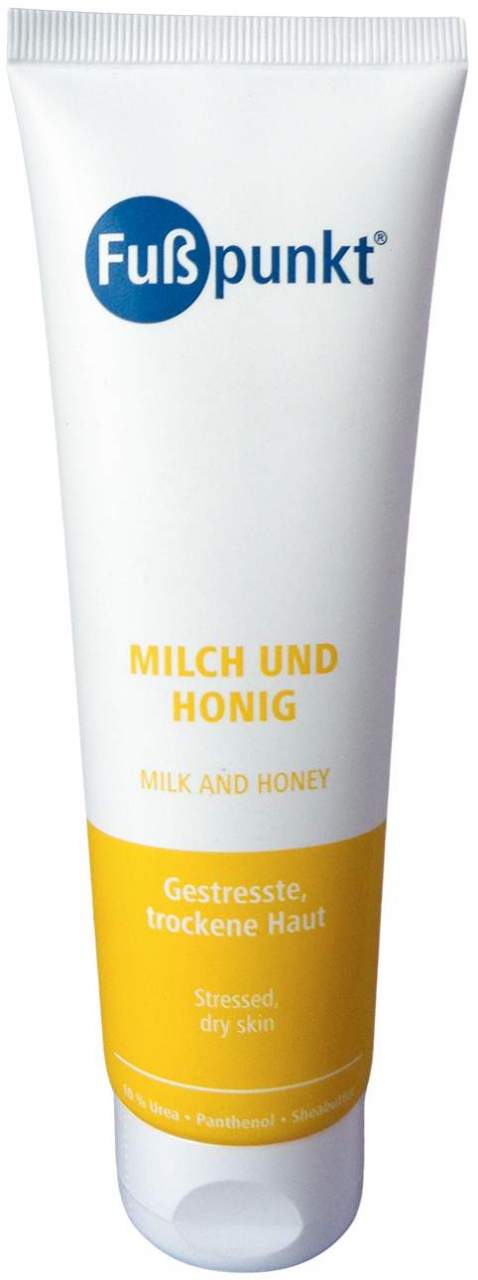 Fusspunkt Milch und Honig Creme 125 ml - Zur Fußpflege