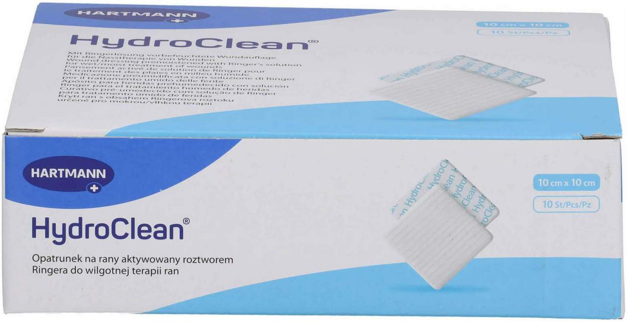 Hydroclean Kompressen 10 X 10 cm Steril 10 Stück