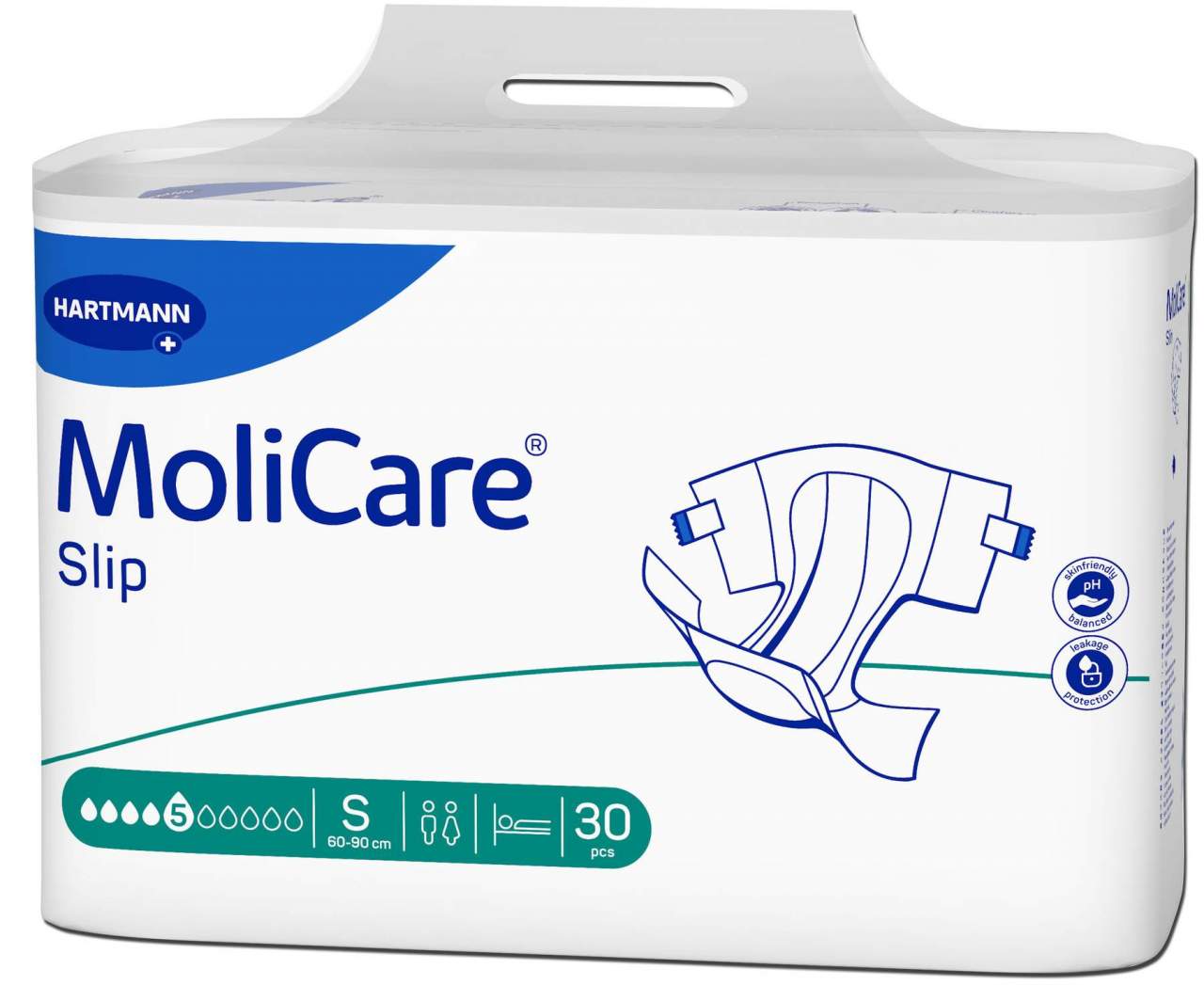 Molicare Slip 5 Tropfen Gr.S 30 Stück
