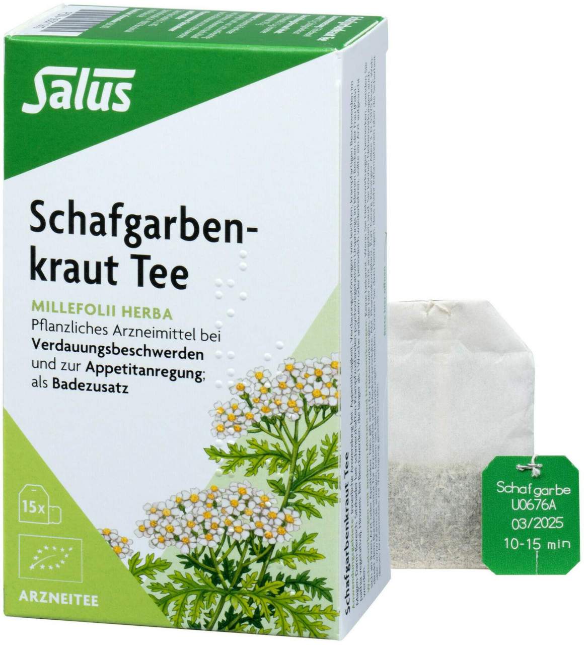 Schafgarbenkraut Arzneitee Bio Salus 15 Filterbeutel