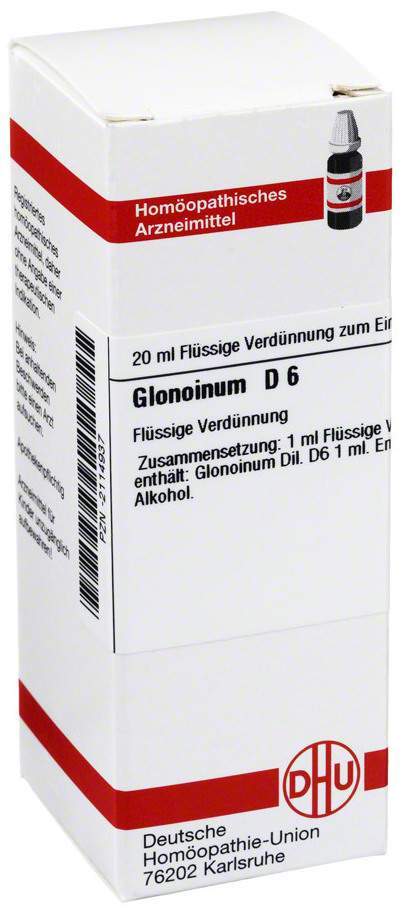Dhu Glonoinum D6 20 ml Dilution