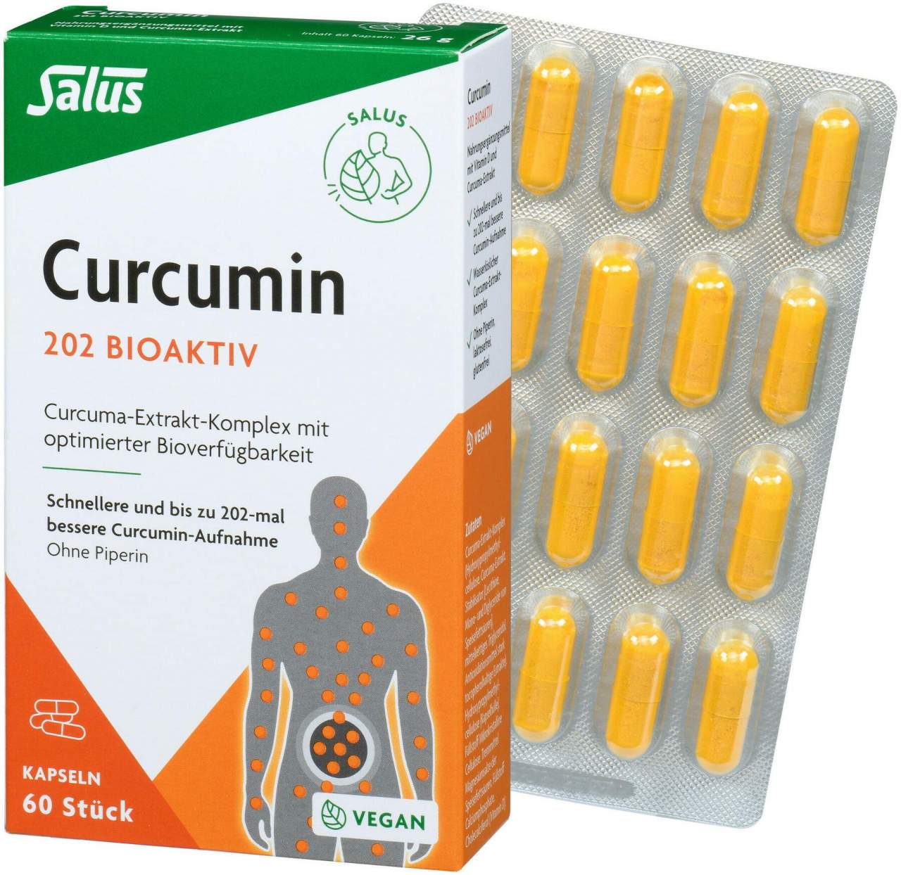 Curcumin 202 Bioaktiv 60 Kapseln